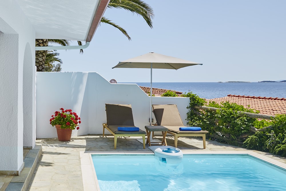 Bungalow Sea View With Private Pool, Eagles Palace, Chalkidiki