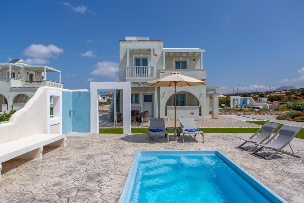 Two Bedroom Blue Villa Private Pool Sea View, Sun & Moon Villas & Suites, Naxos