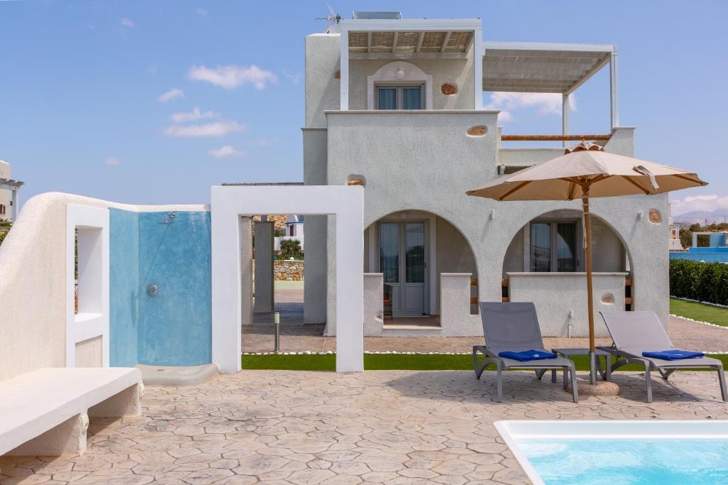 Two Bedroom Green Villa Private Pool Sea View, Sun & Moon Villas & Suites, Naxos