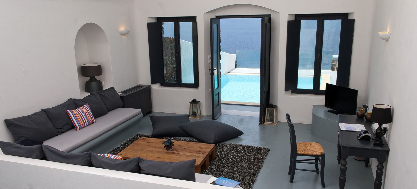 Infinity Honeymoon Cave Suite Private Pool & Spa, Ambassador Aegean Luxury, Santorini