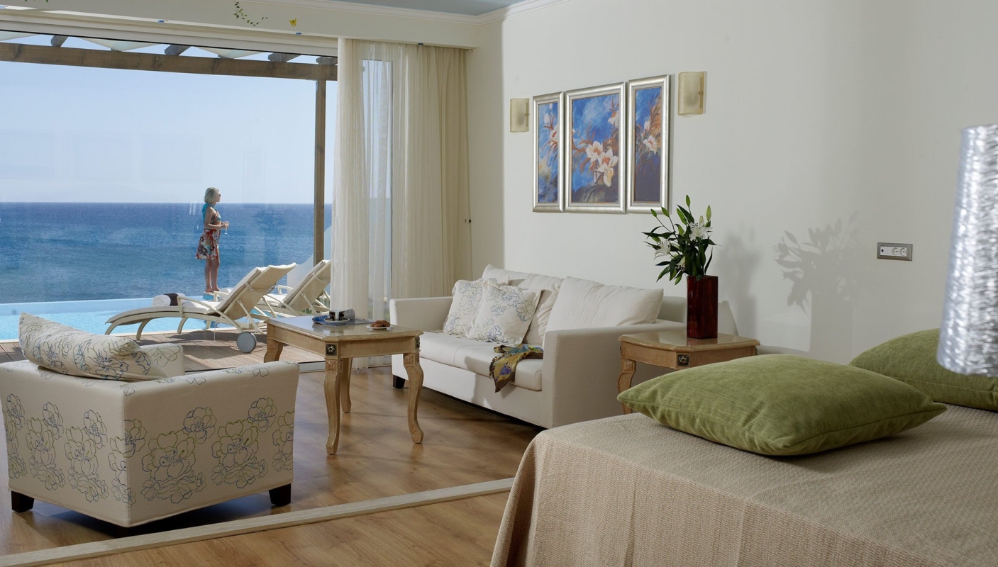 Platinum Beach Family Suite Sea View With Pool, Atrium Prestige Thalasso Spa Resort & Villas, Rhodes