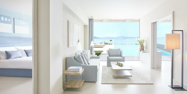Deluxe Two Bedroom Suite Private Pool Beachfront, Ikos Dassia, Corfu