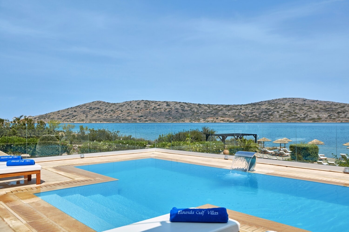 Elounda Seafront Villa Private Pool, Elounda Gulf Villas, Crete