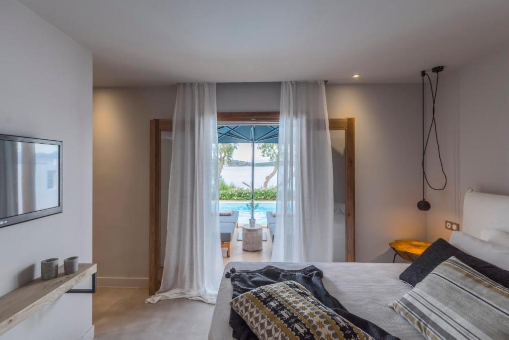 Two Bedroom Sea Front Villa Private Pool, Minos Beach Art Hotel, Crete