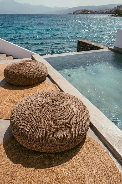 Three Bedroom Waterfront Villa Private Pool, Minos Beach Art Hotel, Crete