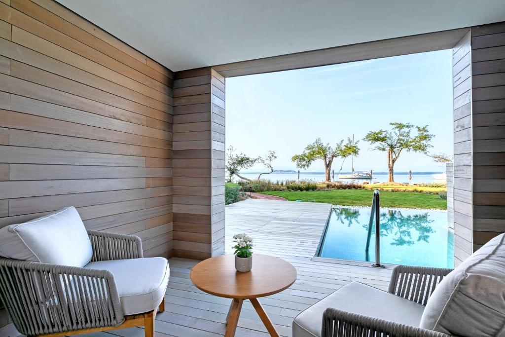 Deluxe Room Sea View Private Pool, Vathi Cove Luxury Resort, Crete
