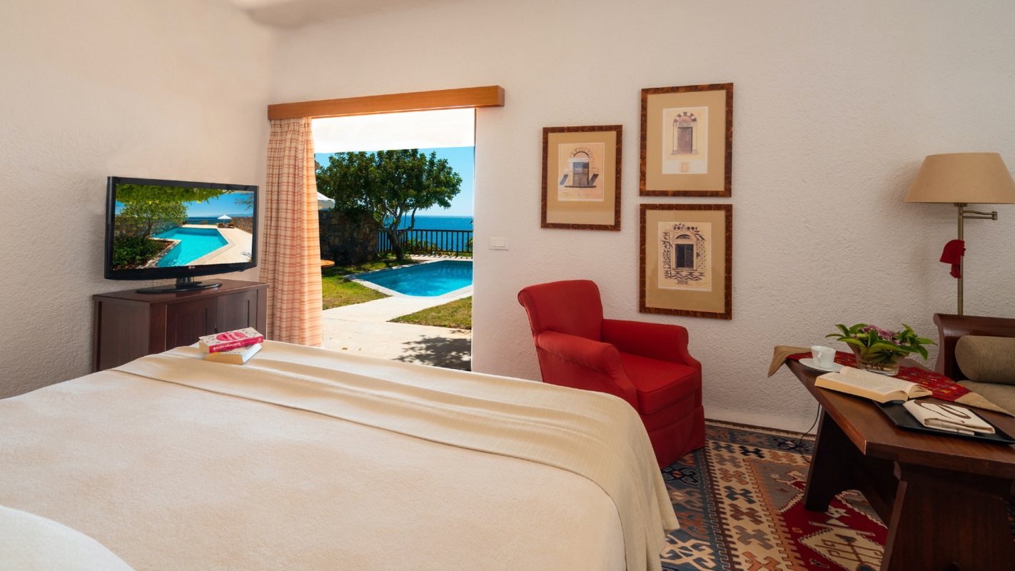 Two Bedroom Superior Bungalow Private Pool Sea View, Elounda Mare Relais & Châteaux Hotel, Crete