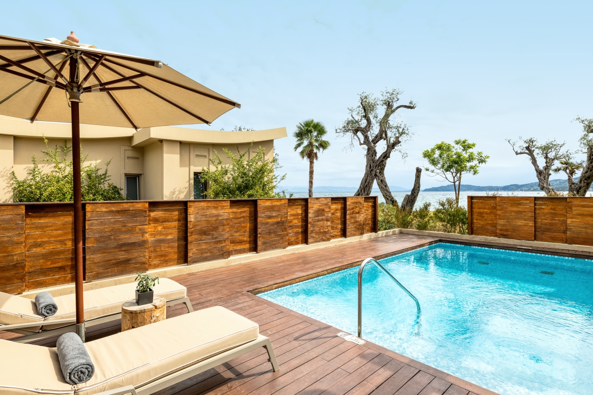 Grand Pavilion Sea View Jacuzzi & Pool, Domes Miramare, a Luxury Collection Resort, Corfu