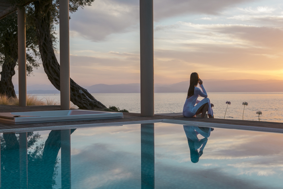 Grand Pavilion Waterfront Private Pool, Domes Miramare, a Luxury Collection Resort, Corfu