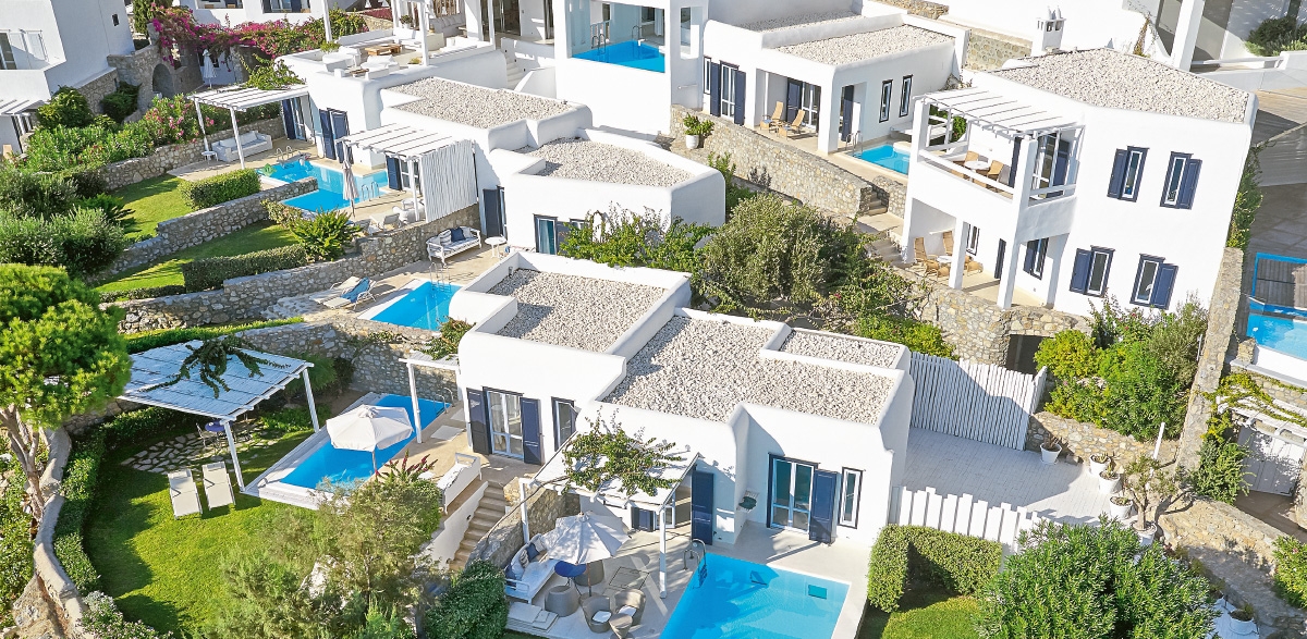 Island Blu Villa with Private Pool, Mykonos Blu Grecotel Boutique Resort, Mykonos