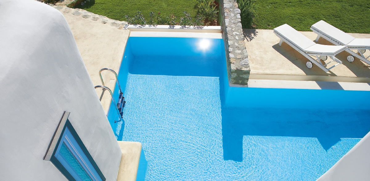 Endless Blu Waterfront with Private Heated Pool, Mykonos Blu Grecotel Boutique Resort, Mykonos