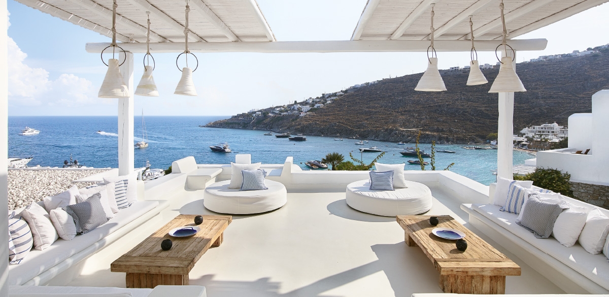 Royal Blue Mansion with Private Heated Pool, Mykonos Blu Grecotel Boutique Resort, Mykonos