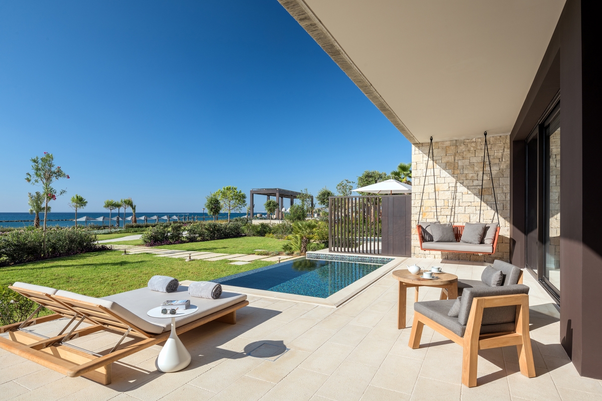Seafront One bedroom Cabana with Private Pool, Amara hotel, Cyprus