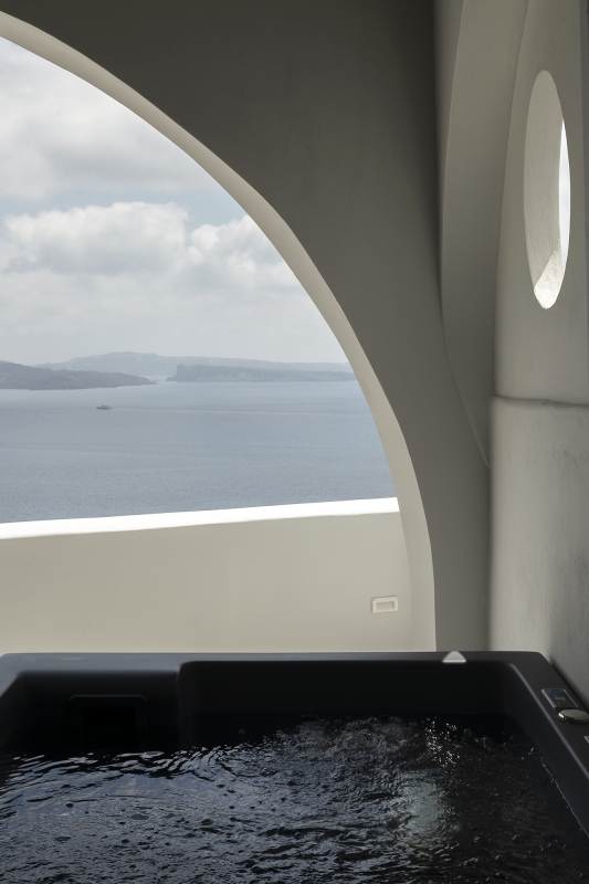 Deluxe Suite Outdoor Hot Tub Sea View, Hom Santorini, Santorini