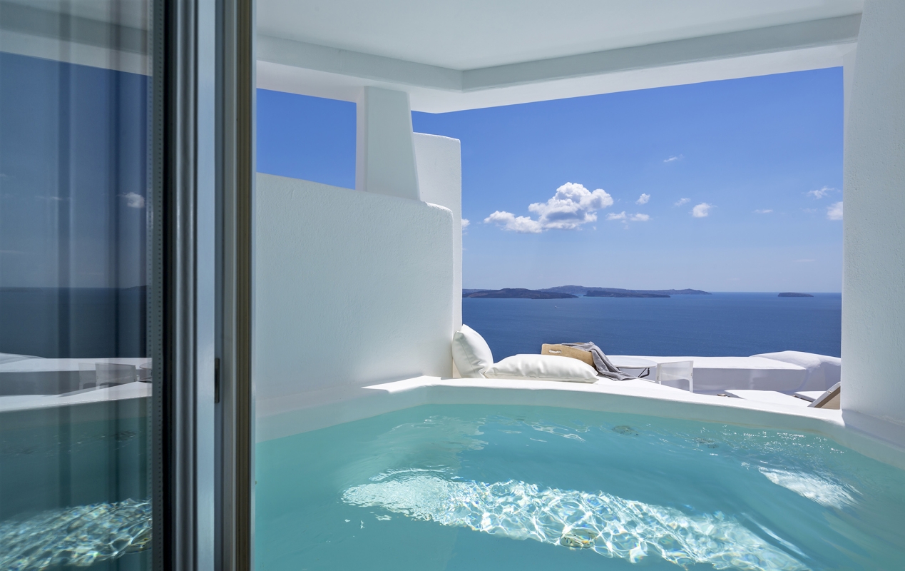 Honeymoon Suite Plunge Pool, Canaves Oia Boutique Hotel, Santorini