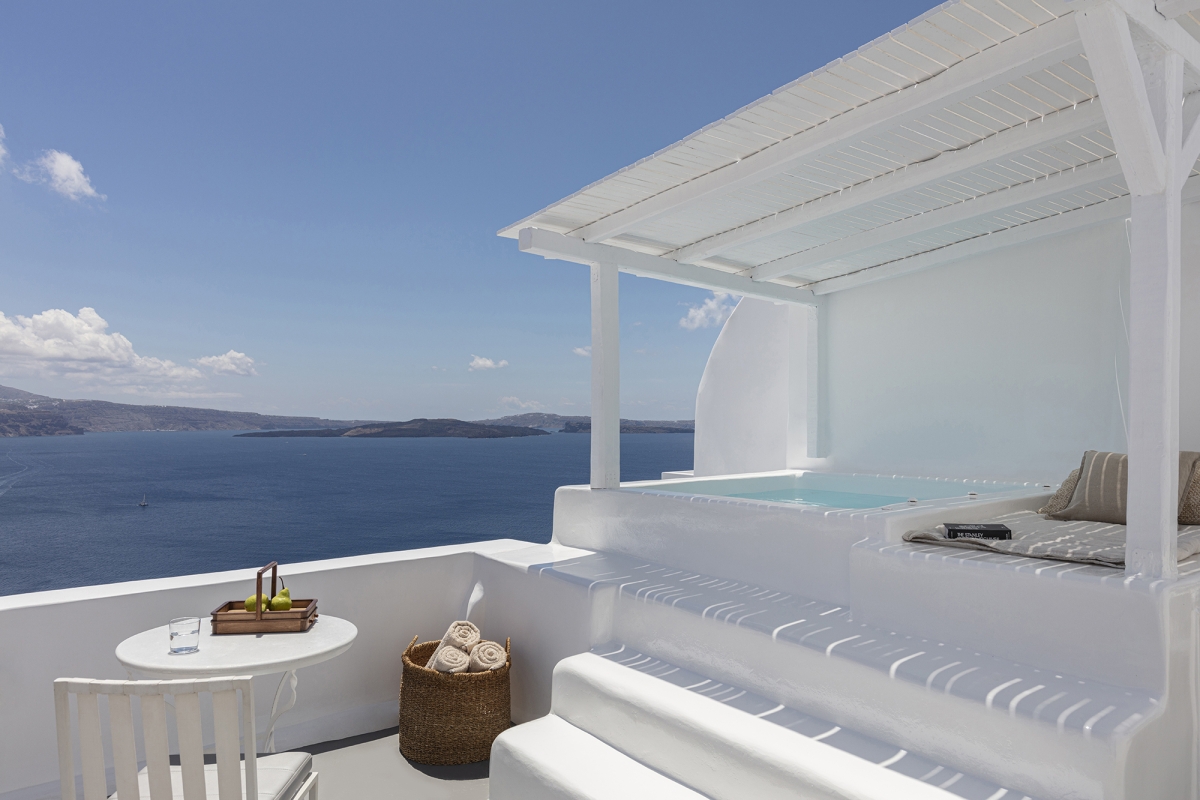 Honeymoon Suite Plunge Pool, Canaves Oia Boutique Hotel, Santorini