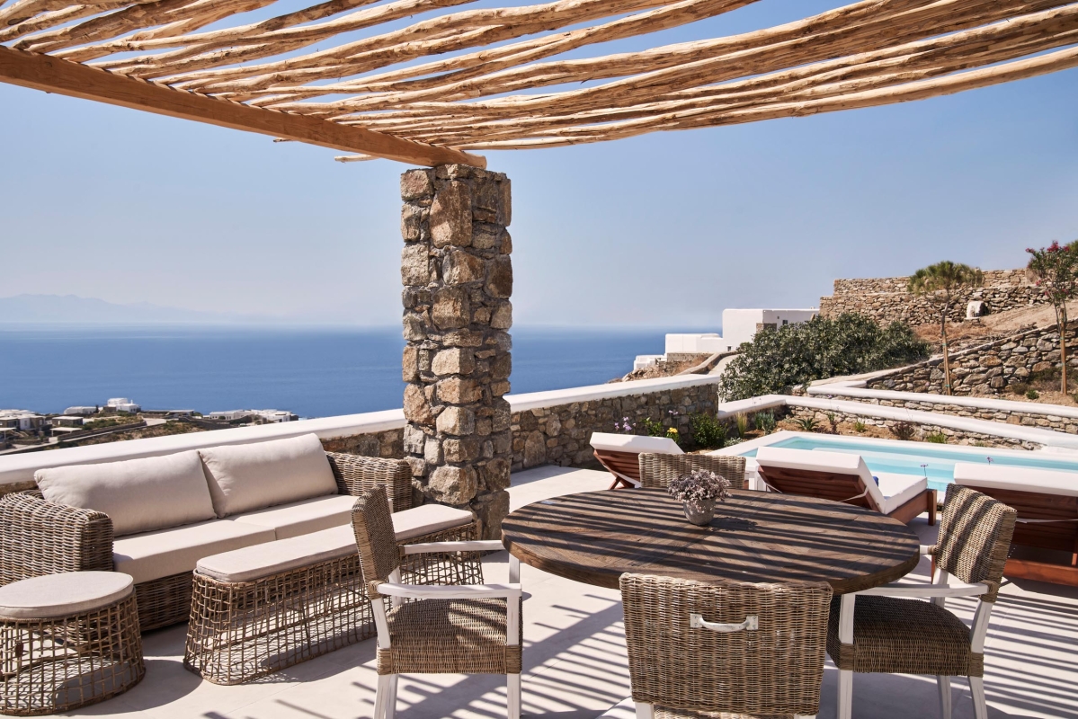 Two Bedroom Villa with Private Pool, Katikies Villas Mykonos, Mykonos