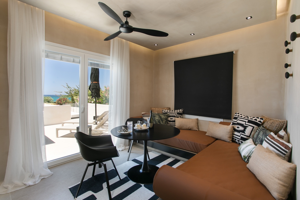 Premium Sea View Two Room Residence with Outdoor Hot Tub, Eden Beachfront Residences & Suites, Naxos