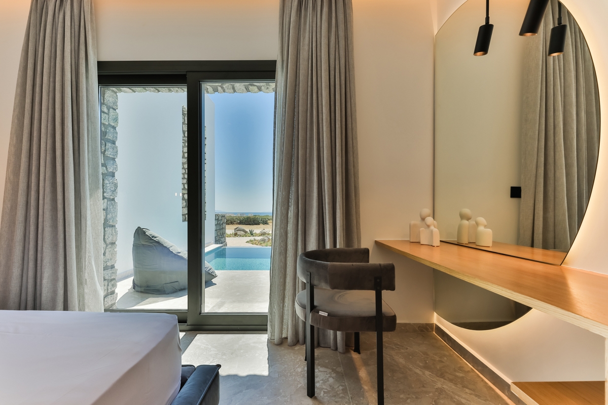Grande Sea View Suite with Private Pool, Milestones Naxos Hotel, Naxos