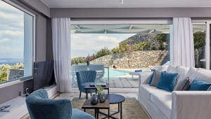Three Bedroom Mediterranean Pool Villa, Elounda Gulf Villas, Crete
