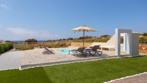Two Bedroom Green Villa Private Pool Sea View, Sun & Moon Villas & Suites, Naxos