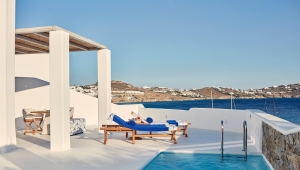 Honeymoon Suite Private Pool Sea View, Katikies Mykonos