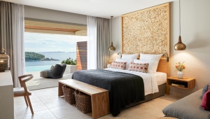 Deluxe Room Swim Up Sea View, MarBella Elix Hotel, Parga