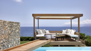 Thalassa Villa Three Bedroom Private Pool Sea Front View, St Nicolas Bay Resort Hotel & Villas, Crete